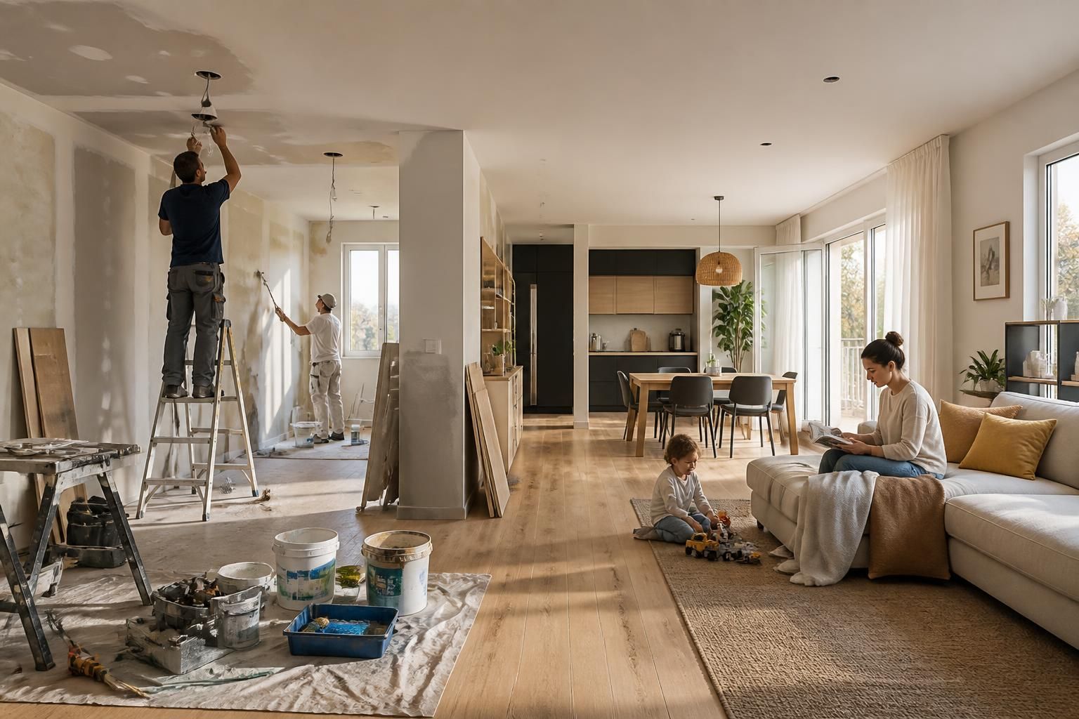 découvrez si une rénovation complète d'appartement est possible sans quitter votre logement et les astuces pour réussir vos travaux en toute sérénité.