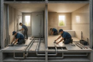 découvrez quand refaire la plomberie lors d'une rénovation : avant ou après le carrelage, pour un chantier réussi et durable.