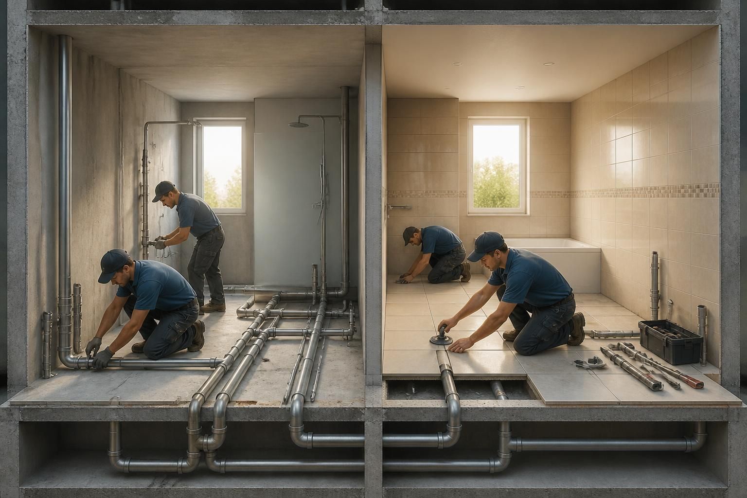découvrez quand refaire la plomberie lors d'une rénovation : avant ou après le carrelage, pour un chantier réussi et durable.