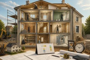découvrez comment estimer avec précision la durée d'une rénovation complète de maison pour éviter les erreurs et réussir votre projet en toute sérénité.
