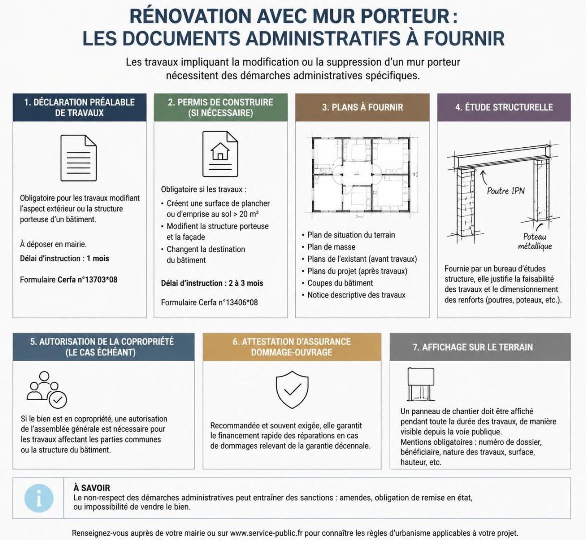 découvrez si l'intervention d'un architecte est nécessaire pour abattre un mur porteur lors de votre projet de rénovation, et les étapes à suivre pour réaliser vos travaux en toute sécurité.