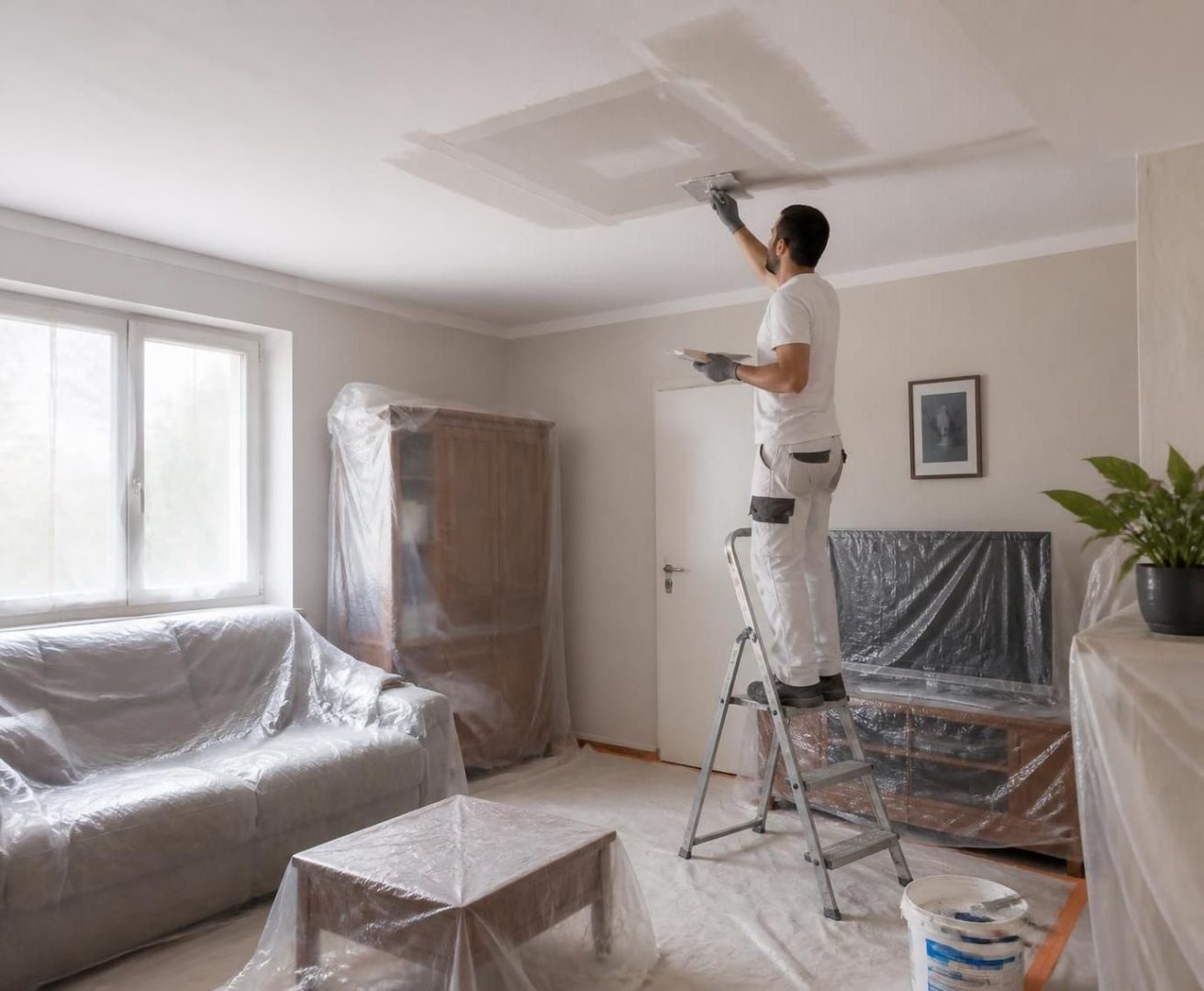 découvrez si la rénovation d'un plafond est possible sans avoir à déplacer les meubles de la pièce, avec des astuces pratiques pour faciliter vos travaux.