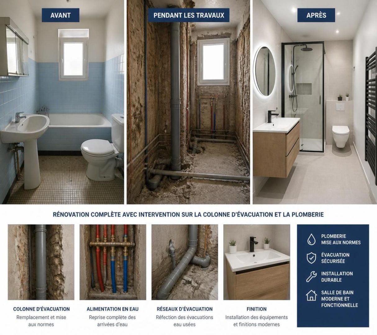 découvrez si la rénovation de votre salle de bain est possible sans modifier la colonne d’évacuation, et les solutions adaptées pour un projet réussi.