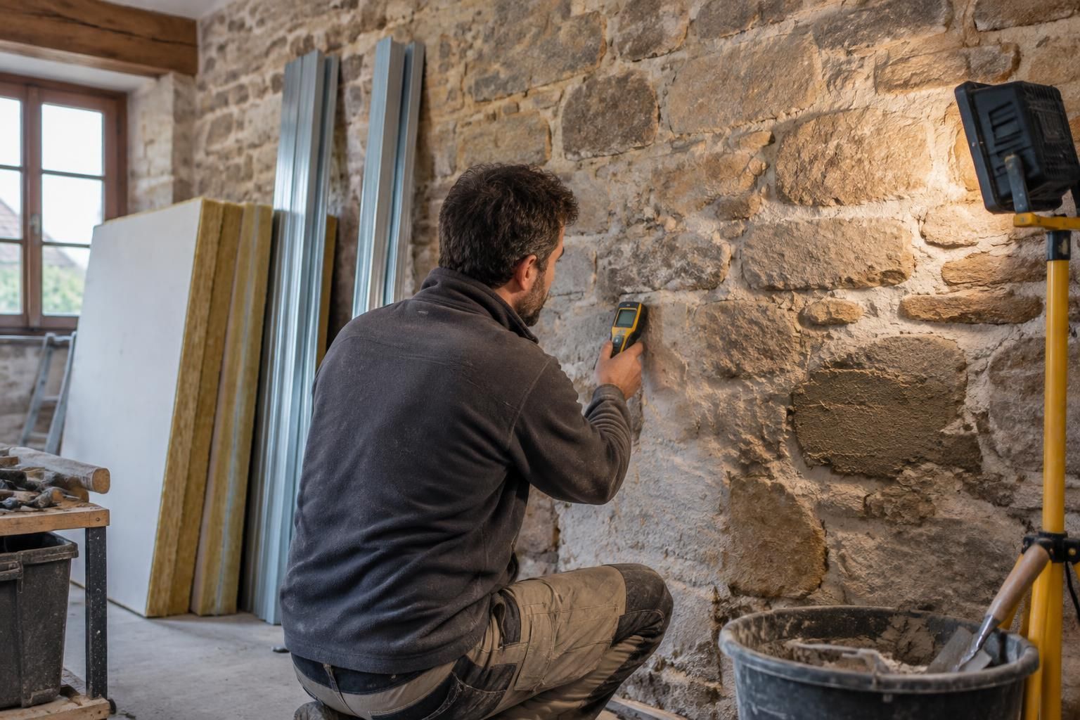 avant de poser un doublage isolant sur un mur en pierre, découvrez s’il faut le traiter contre l’humidité et comment préserver la respirabilité du bâti.